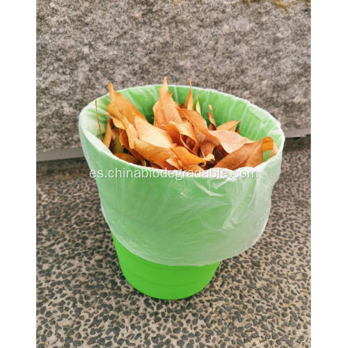 ASTM D6400 Bolsas de residuos de plástico compostable para el hogar